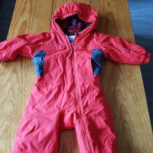 Columbia Red One Piece Snow Suit